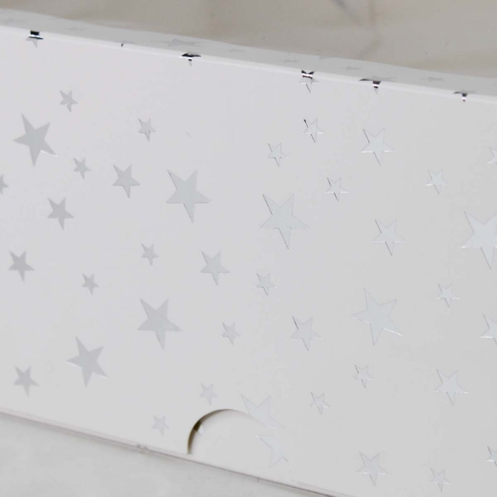 Simply Making 4" Deep Silver Star Cupcake Box - Holds 6