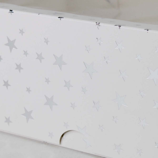 Simply Making 4" Deep Silver Star Cupcake Box - Holds 6