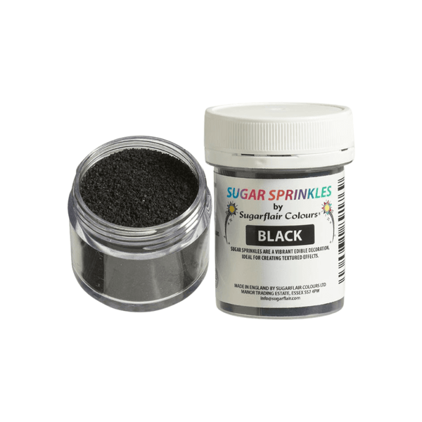 Sugarflair Sugar Sprinkles 40g - Black