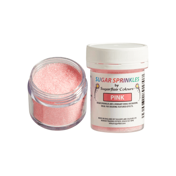 Sugarflair Sugar Sprinkles 40g - Pink