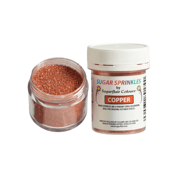Sugarflair Sugar Sprinkles 40g - Copper