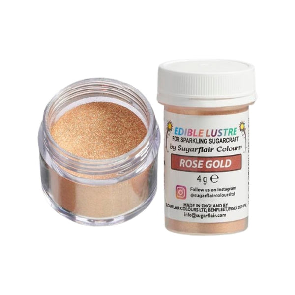 Sugarflair Rose Gold - Edible Lustre Dust 4g
