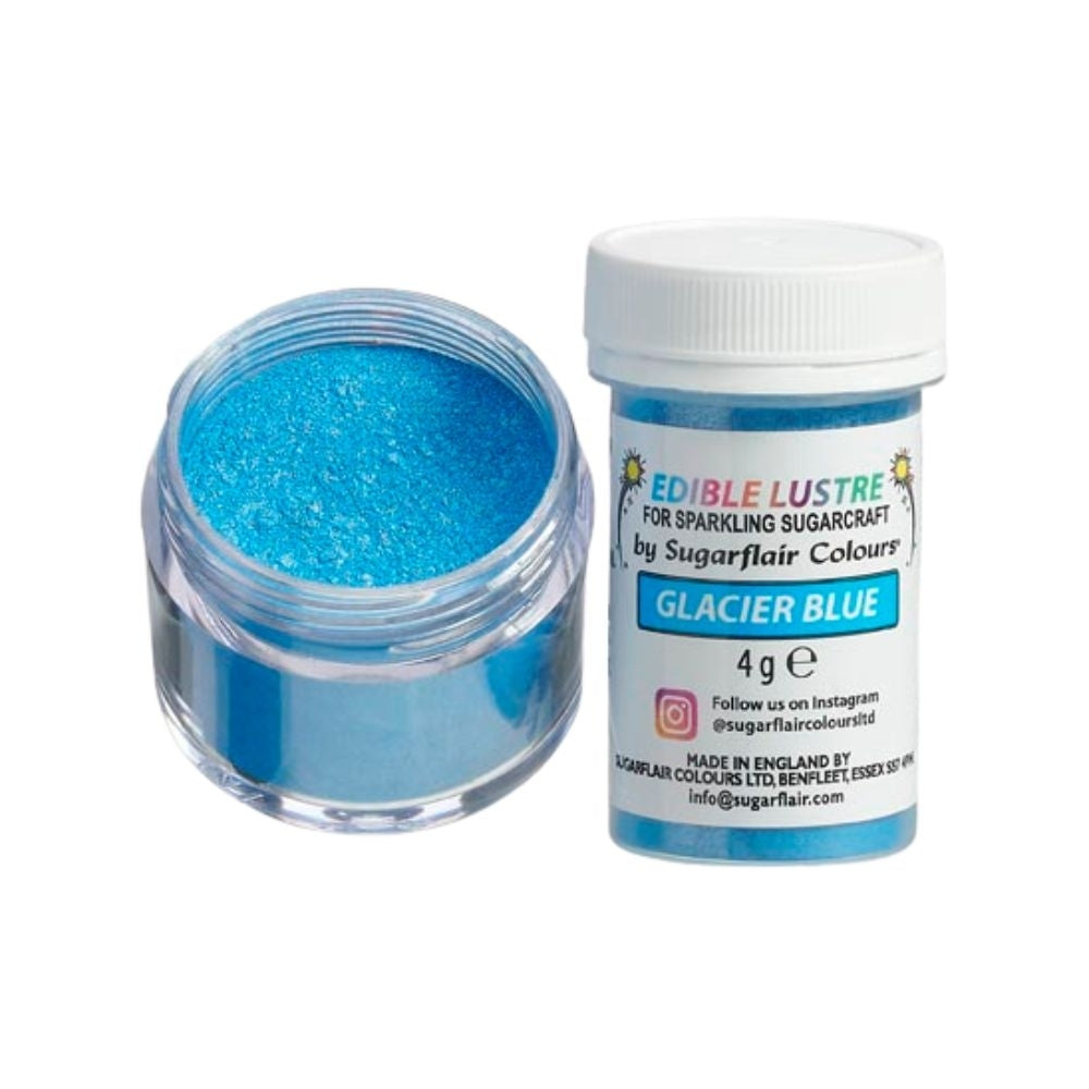 Sugarflair Glacier Blue - Edible Lustre Dust 4g