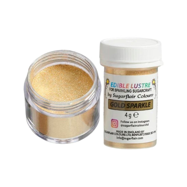 Sugarflair Gold Sparkle - Edible Lustre Dust 4g