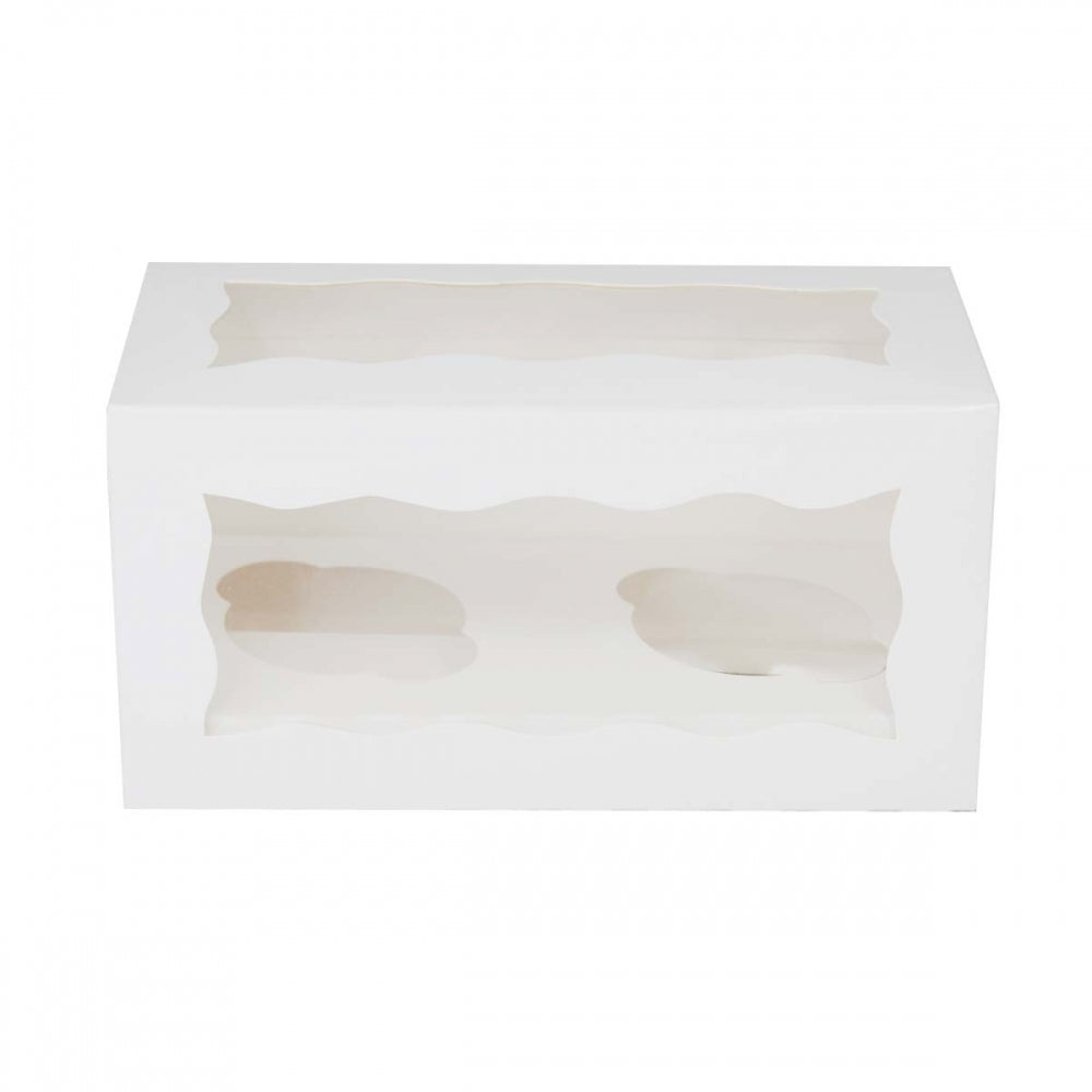 Simply Making Holds 2 White Cupcake Box With Double Window