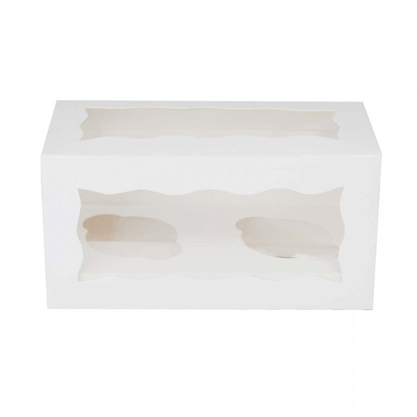 Simply Making Holds 2 White Cupcake Box With Double Window