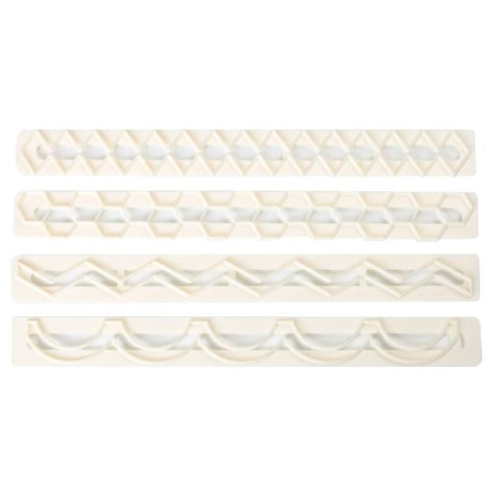 FMM Straight Frill Geometric Tappit Cutter Set No.5