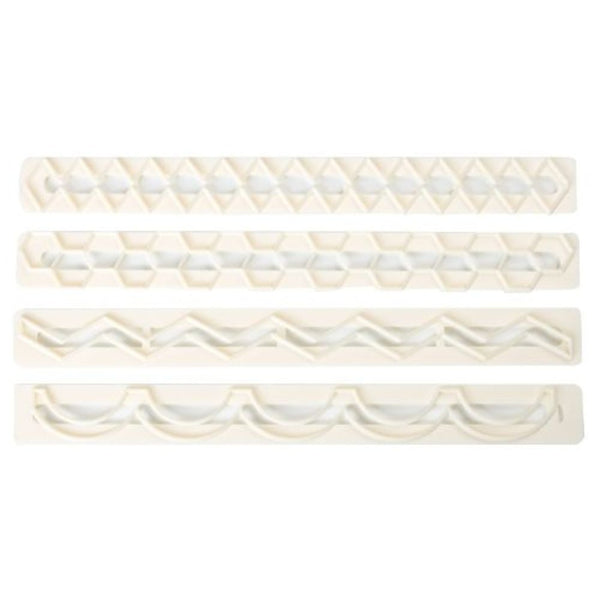 FMM Straight Frill Geometric Tappit Cutter Set No.5