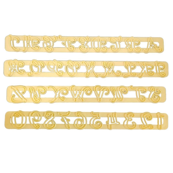 FMM Swirly Alphabet Font Upper Case Cutter Set