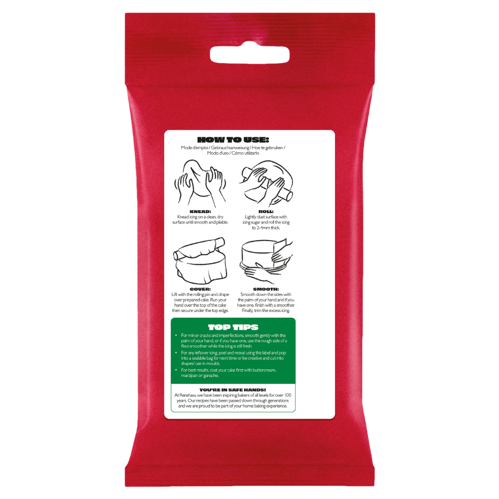 Renshaw Emerald Green - Just Roll With It Sugarpaste Fondant Icing 250g