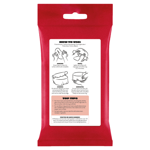 Renshaw Peach Blush - Just Roll With It Sugarpaste Fondant Icing 250g