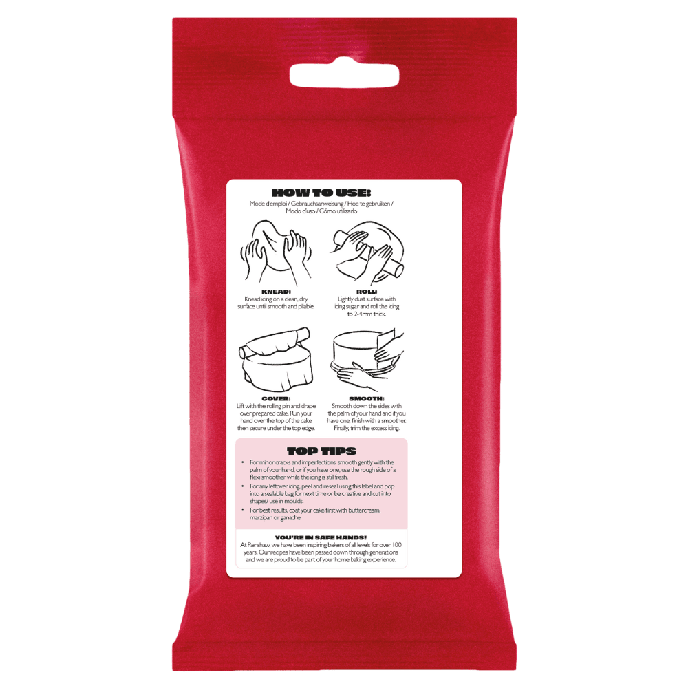 Renshaw Baby Pink - Just Roll With It Sugarpaste Fondant Icing 250g
