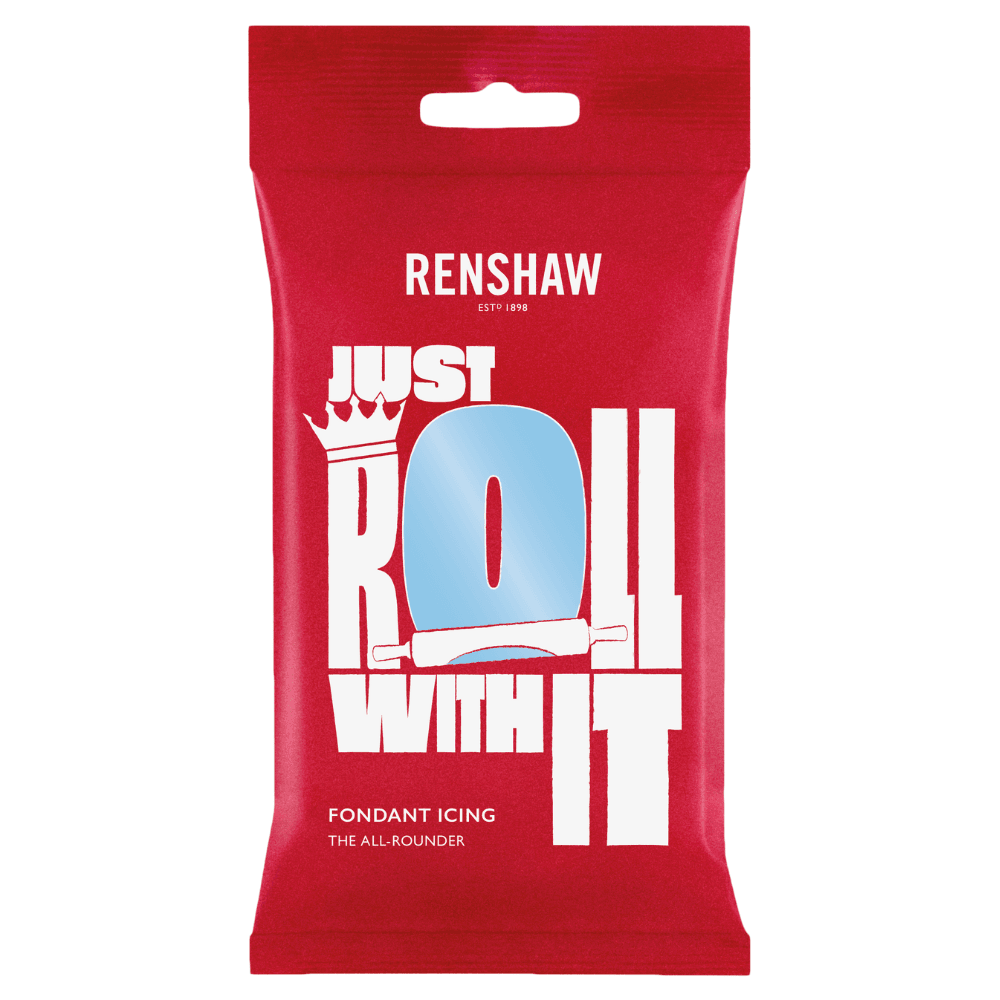 Renshaw Baby Blue - Just Roll With It Sugarpaste Fondant Icing 250g