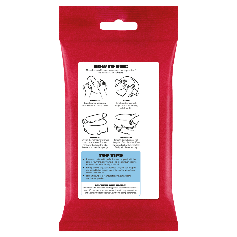 Renshaw Baby Blue - Just Roll With It Sugarpaste Fondant Icing 250g