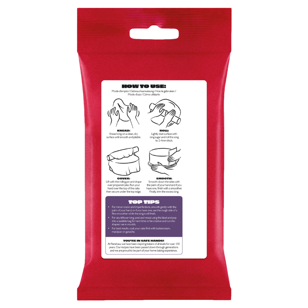 Renshaw Deep Purple - Just Roll With It Sugarpaste Fondant Icing 250g