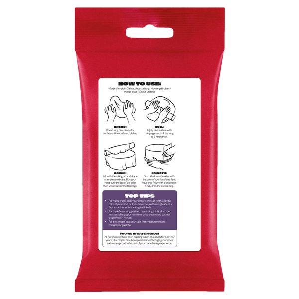 Renshaw Deep Purple - Just Roll With It Sugarpaste Fondant Icing 250g