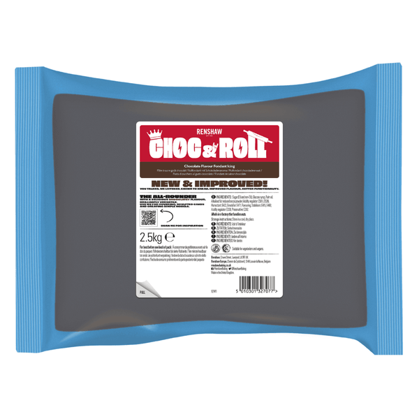 Renshaw Choc & Roll Chocolate Flavour Sugarpaste Fondant Icing