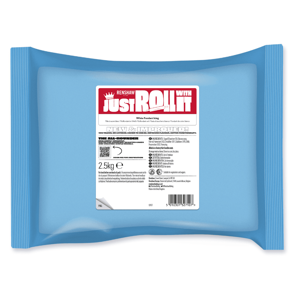 Renshaw White - Just Roll With It Sugarpaste Fondant Icing