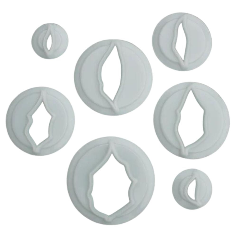 FMM Poinsettia Icing Cutter Set Of 7 - FMM