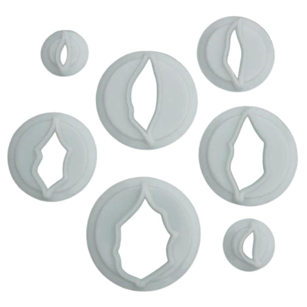 FMM Poinsettia Icing Cutter Set Of 7 - FMM