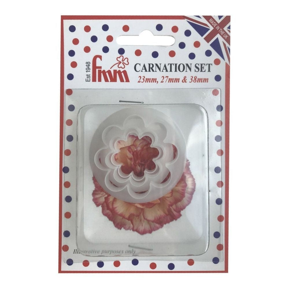 FMM Carnation Icing Cutter Set Of 3