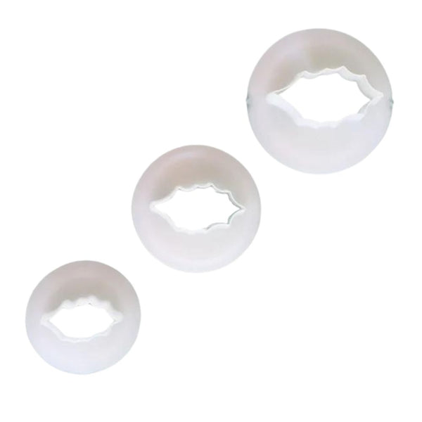 FMM Holly Leaf Icing Cutter Set Of 3