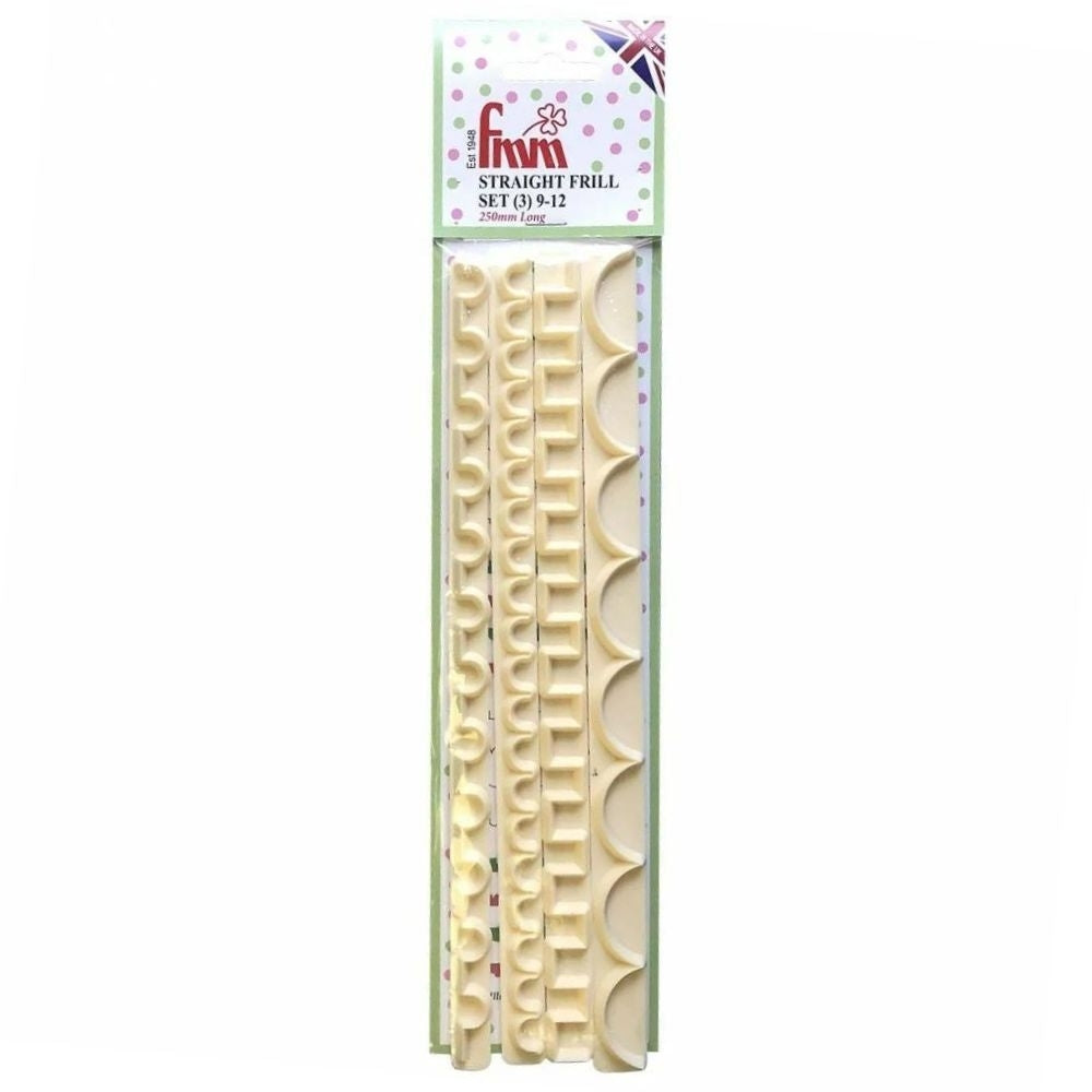 FMM Straight Frill Icing Cutter Set 3 (9-12)