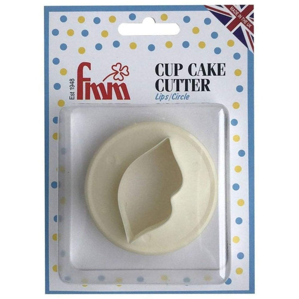 FMM Cupcake Cutter Lips/Circle Icing Cutter - FMM