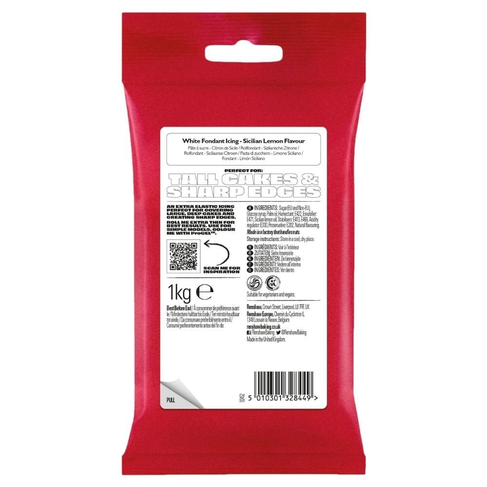 Renshaw Sicilian Lemon Extra Ready To Roll Icing 1kg