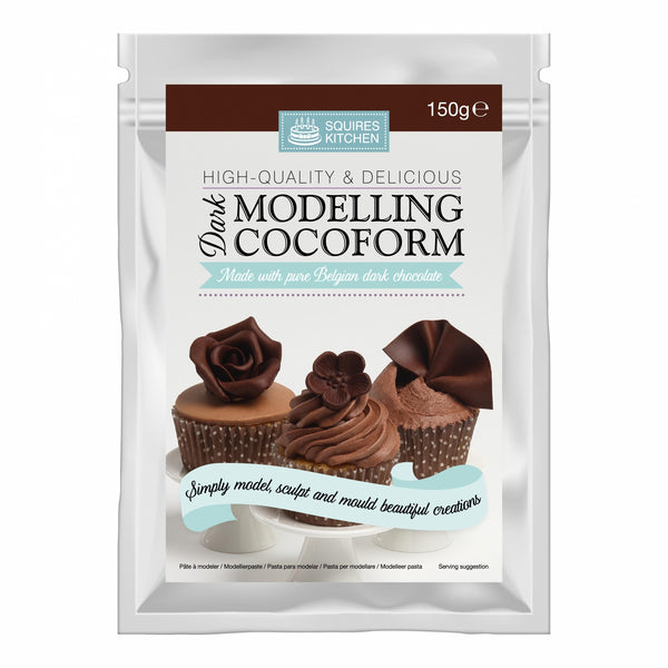Squires Kitchen Dark - Cocoform Modelling Chocolate 150g