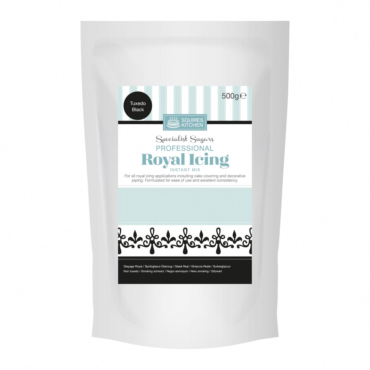Squires Kitchen Tuxedo Black Royal Icing Mix