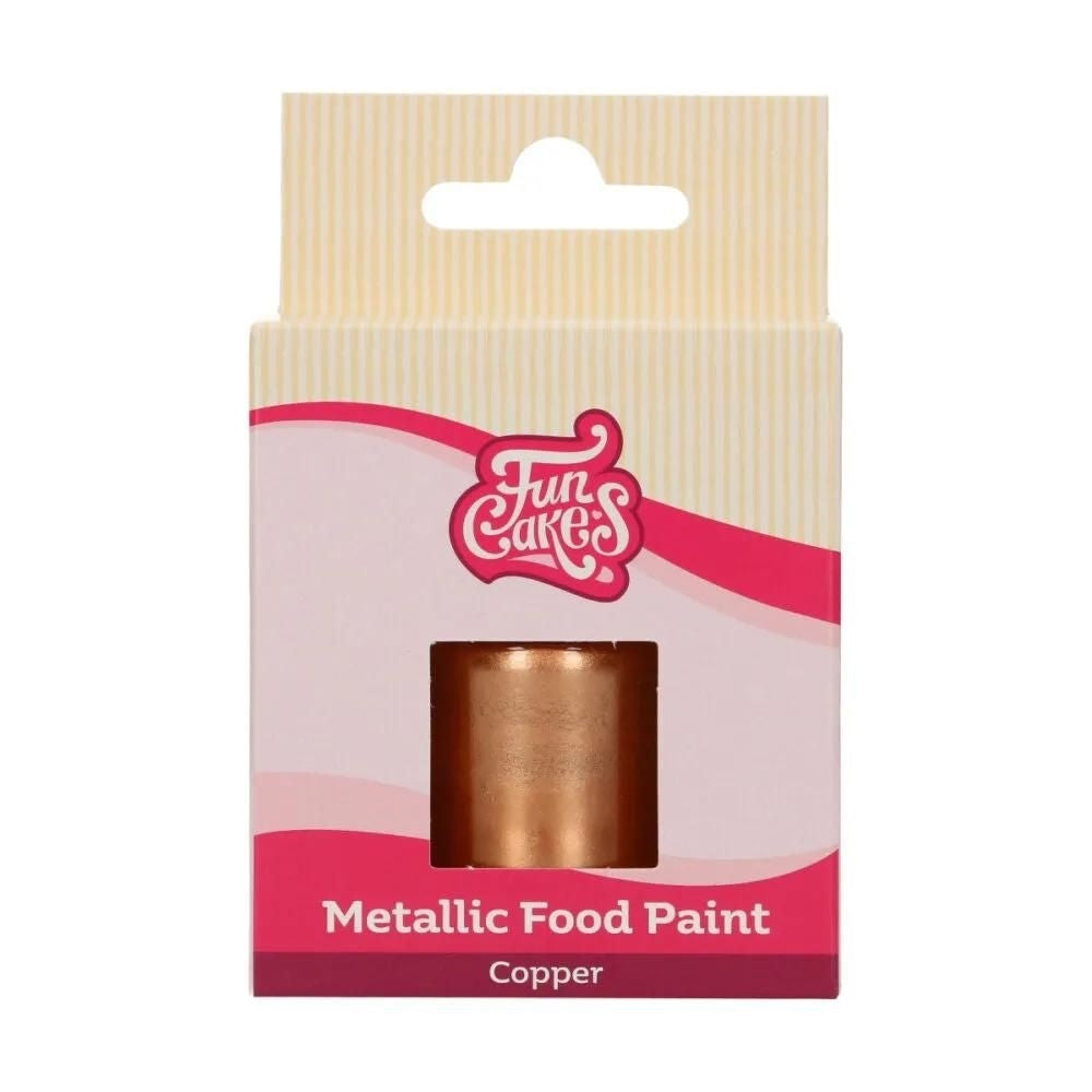 FunCakes Metallic Food Paint 30ml - Copper