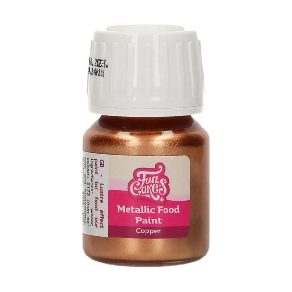 FunCakes Metallic Food Paint 30ml - Copper