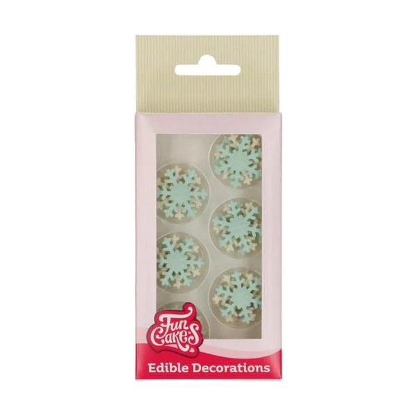 FunCakes Snowflakes Sugar Decorations Set Of 12