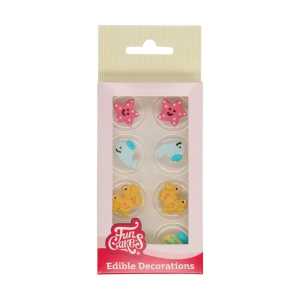 FunCakes Sea Life Sugar Decorations Set Of 8