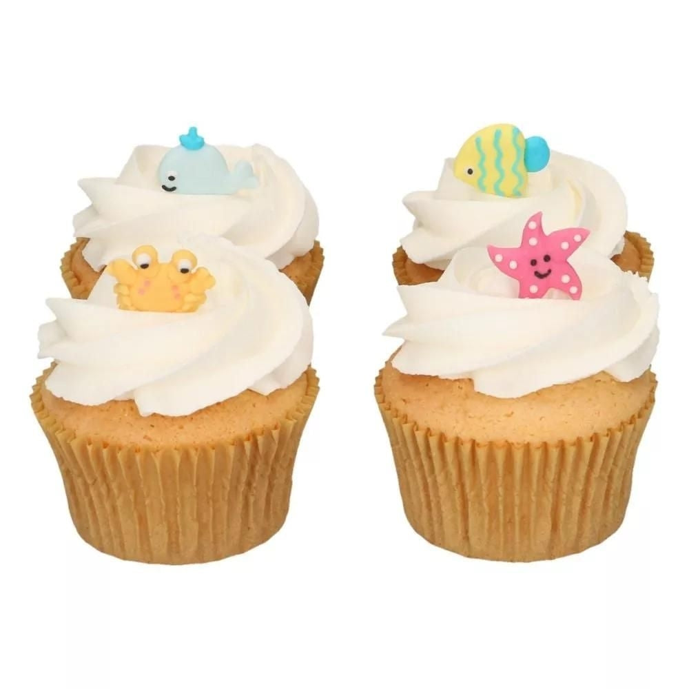 FunCakes Sea Life Sugar Decorations Set Of 8