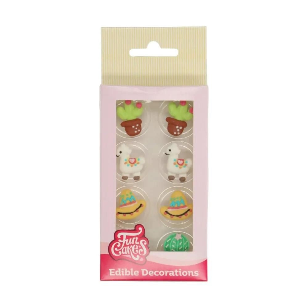 FunCakes Alpaca Sugar Decorations Set Of 8