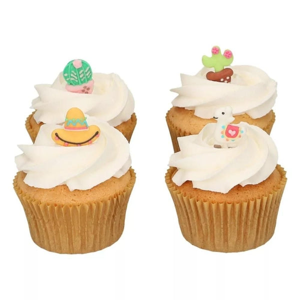 FunCakes Alpaca Sugar Decorations Set Of 8