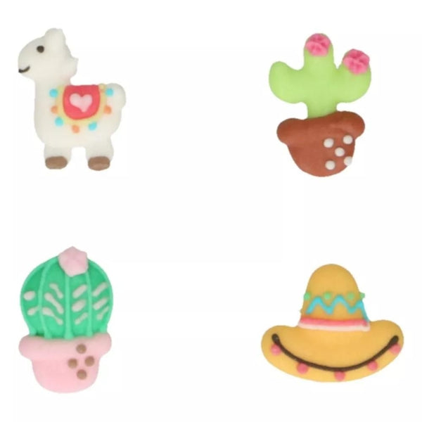 FunCakes Alpaca Sugar Decorations Set Of 8