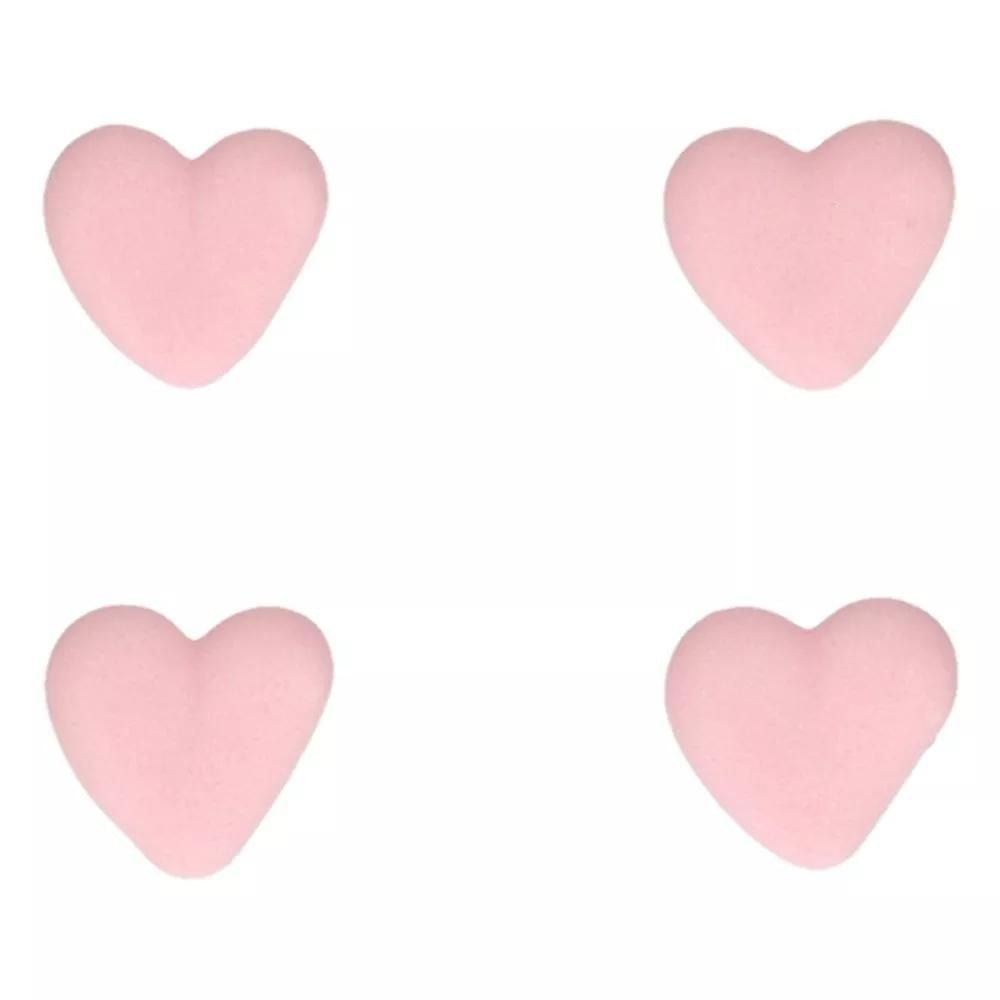FunCakes Pink Heart Sugar Decorations Set Of 8