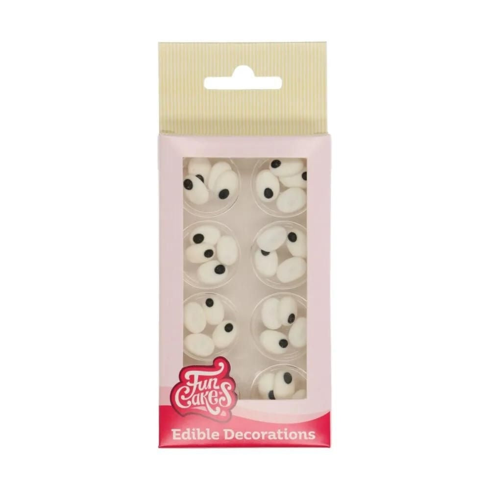 FunCakes Oval Eyes Sugar Decorations Set Of 32