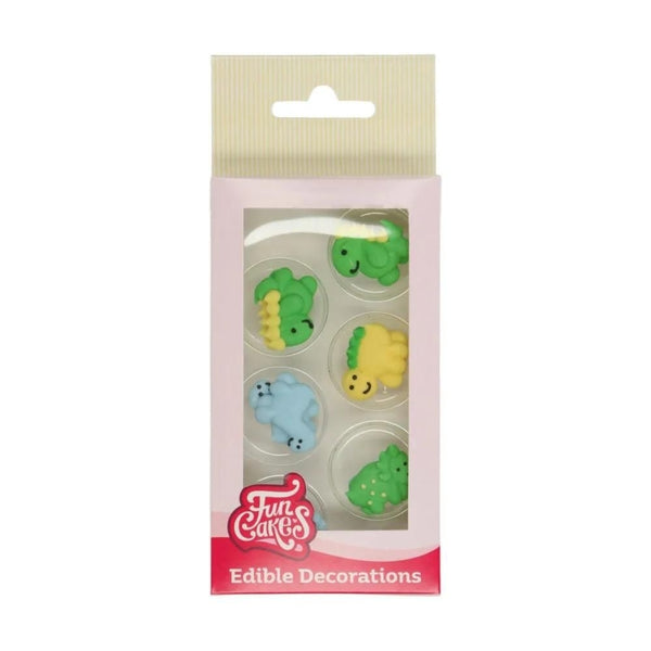 FunCakes Dino Sugar Decorations Set Of 12