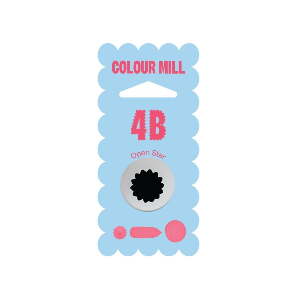 Colour Mill 4B Open Star Piping Tip