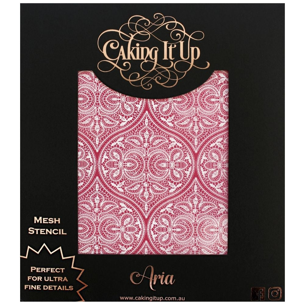 Caking It Up Aria Mesh Cake Stencil