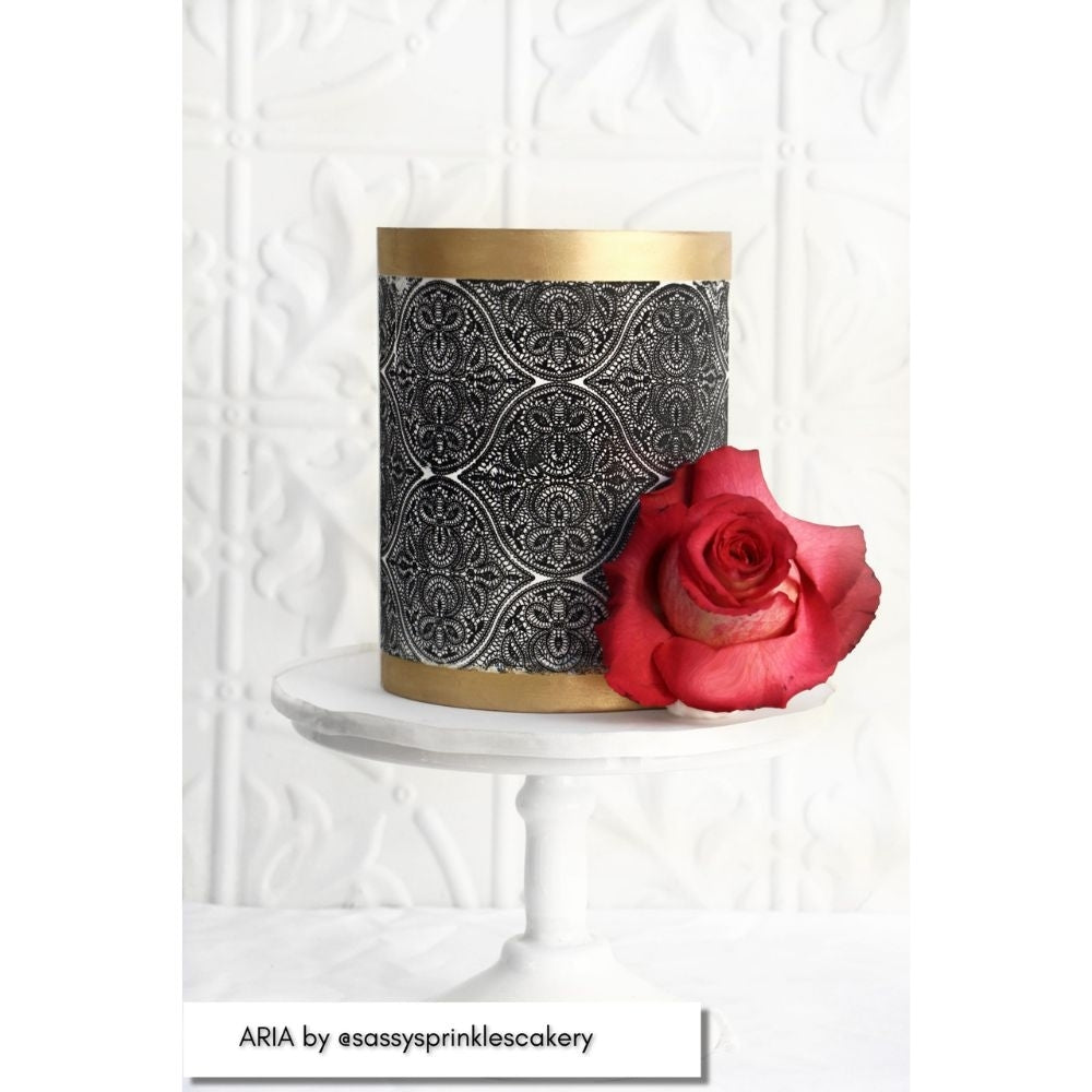 Caking It Up Aria Mesh Cake Stencil