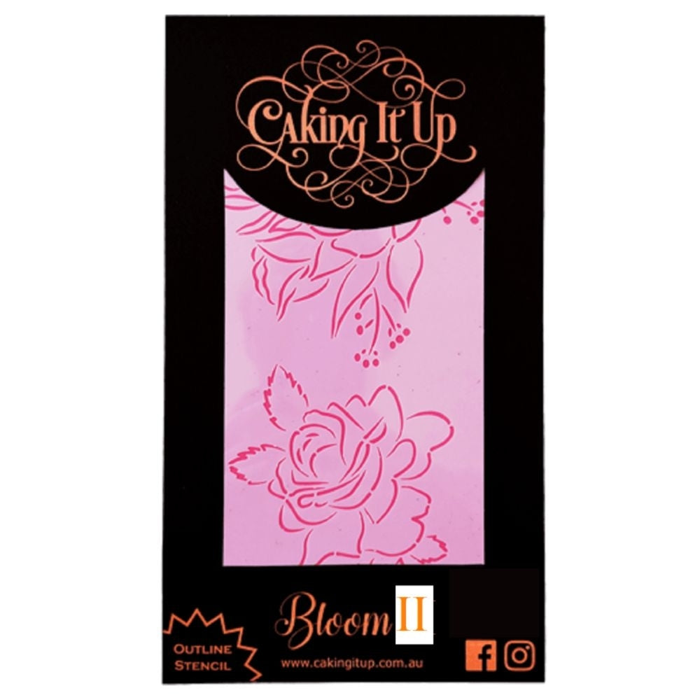 Caking It Up Bloom 2 Cake Stencil