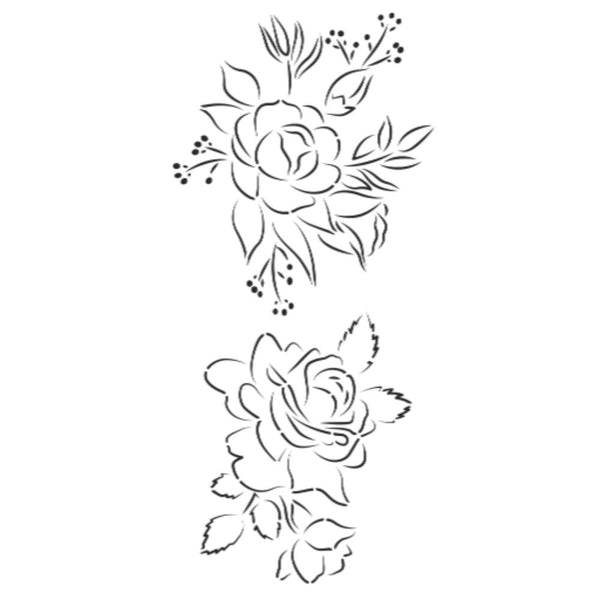 Caking It Up Bloom 2 Cake Stencil