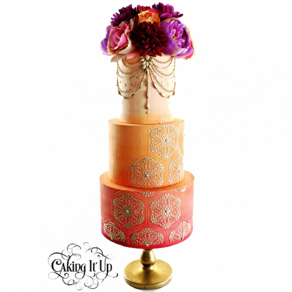 Caking It Up Marrakech Cake Stencil