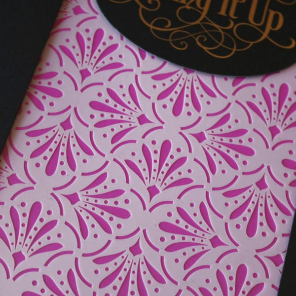 Caking It Up Opera Cake Stencil