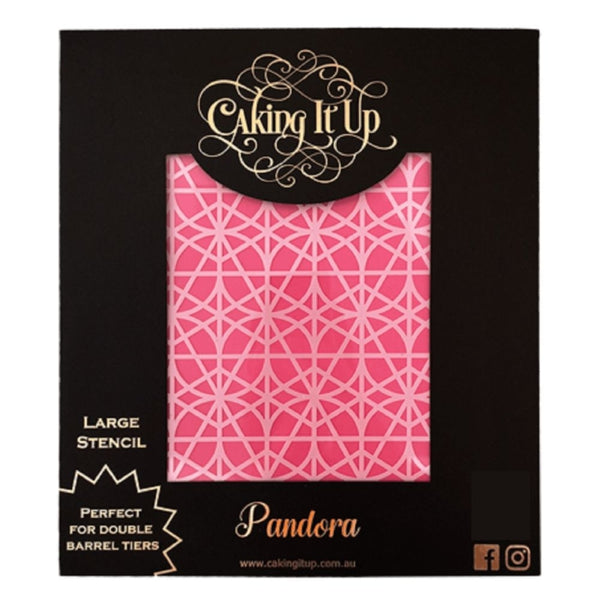 Caking It Up Pandora Cake Stencil
